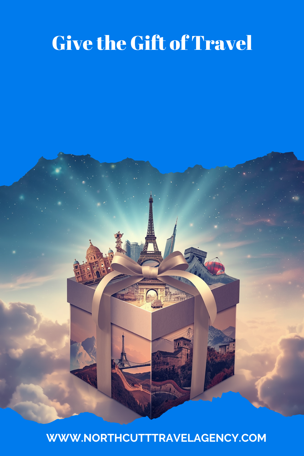 Give the Gift of Travel: Travel Gift Cards for Vacations, Honeymoons, Anniversaries &amp; Corporate Gifts.